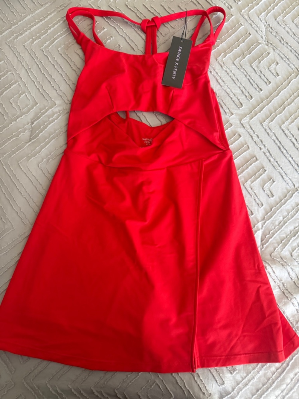 Savage X Fenty Bright Red Active Tank